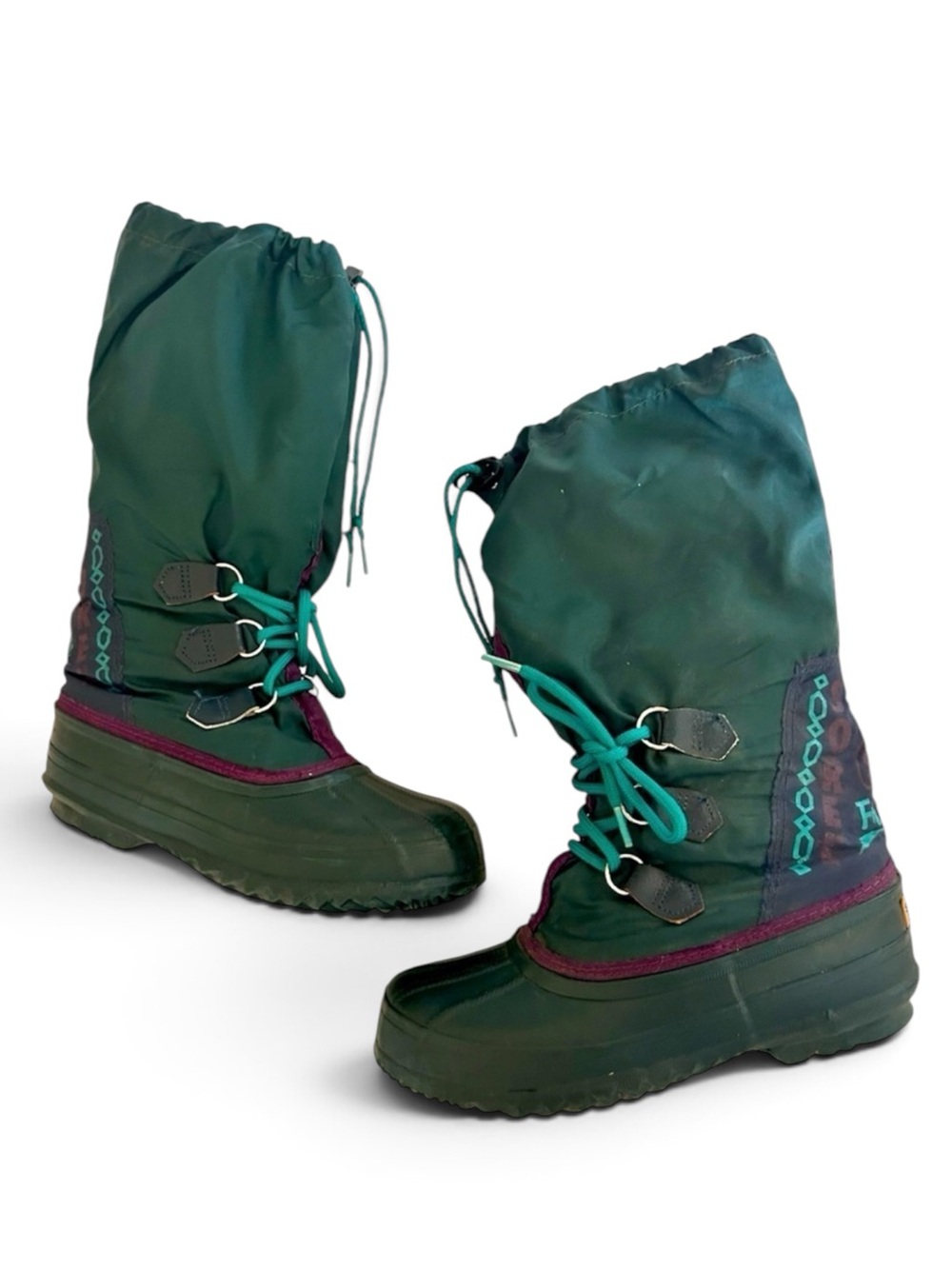 SOREL Freestyle Green Waterproof Winter Boots Womens 7